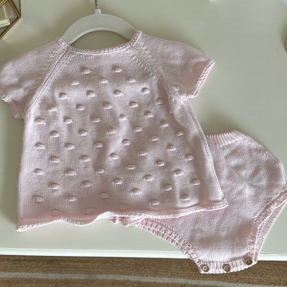 Mi Lucero Girls Sweater Set 9 months